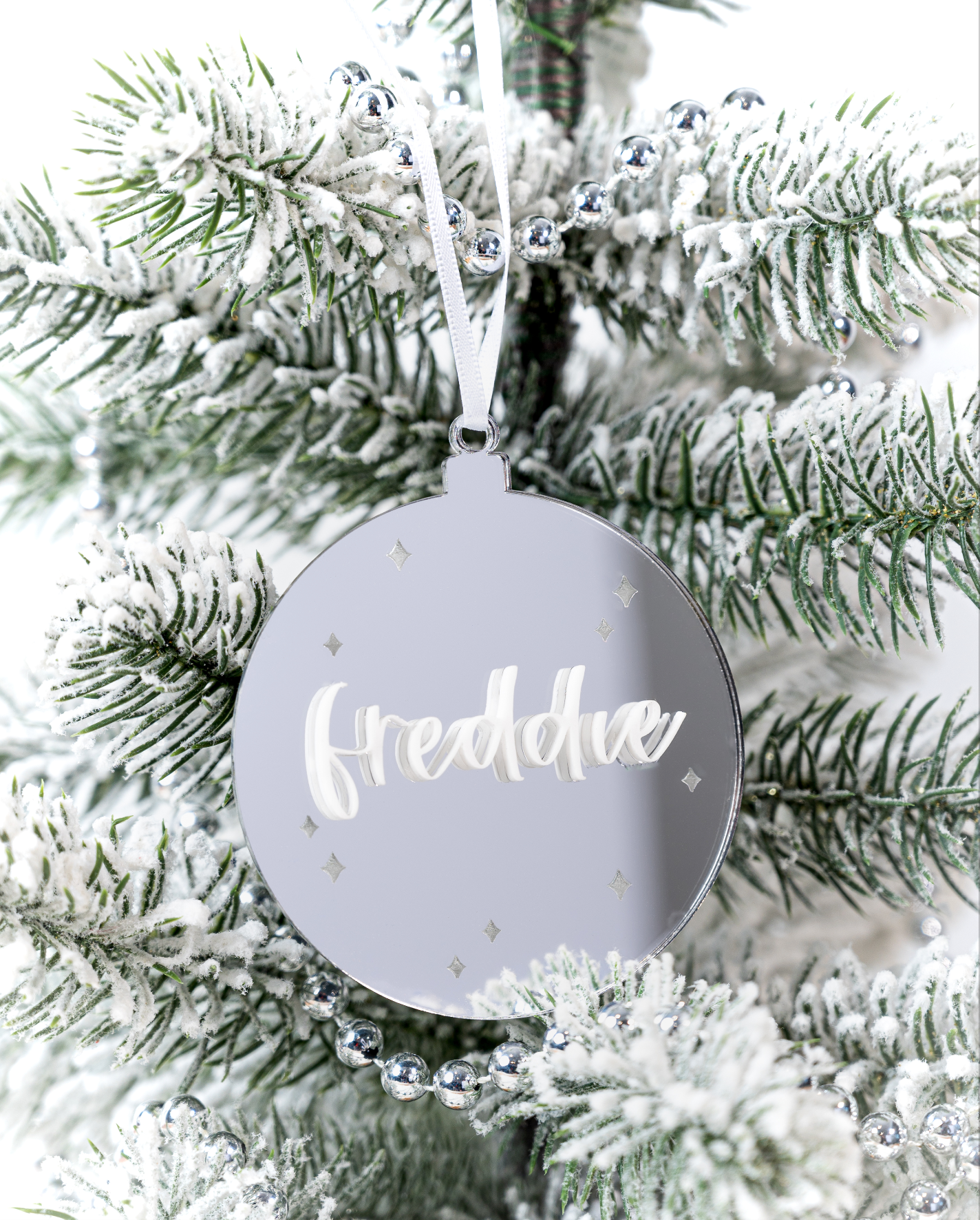 Engraved Acrylic Bauble