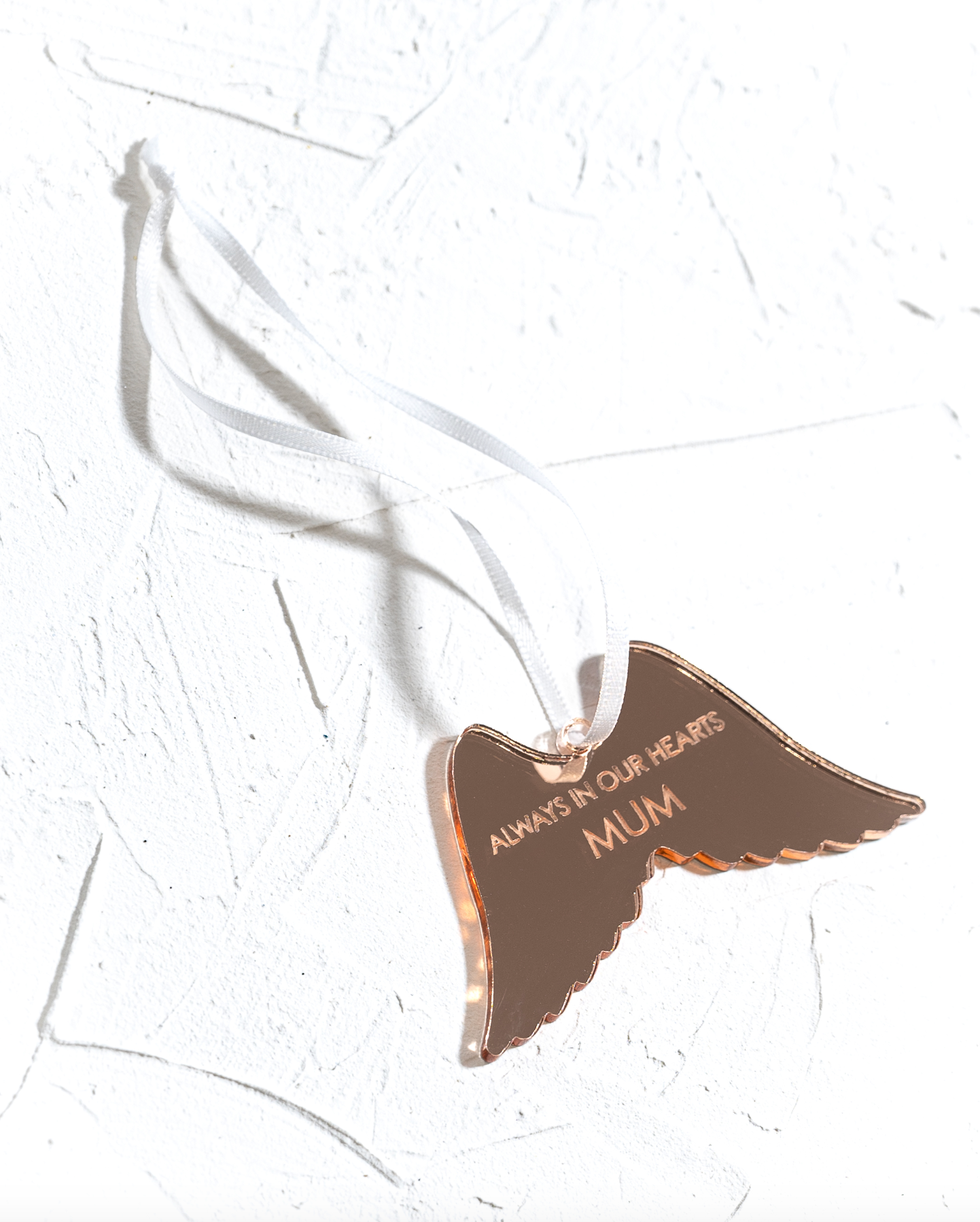 Angel Wing Memorial Bauble