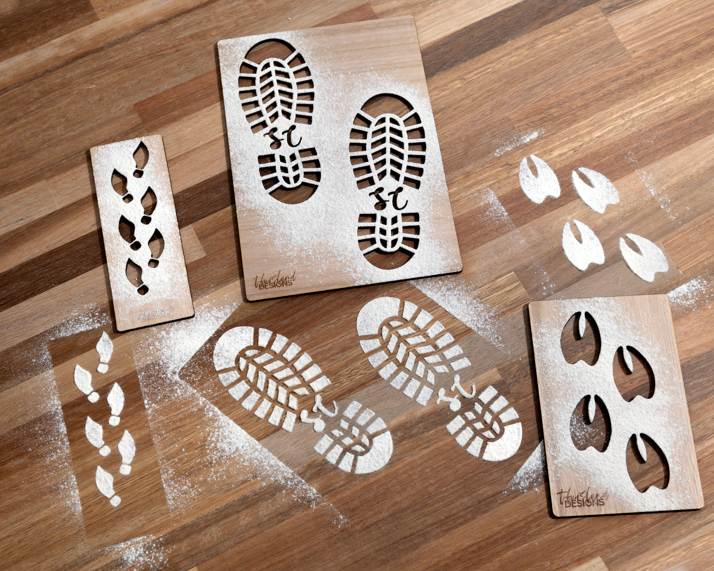 Elf Footprint Stencil