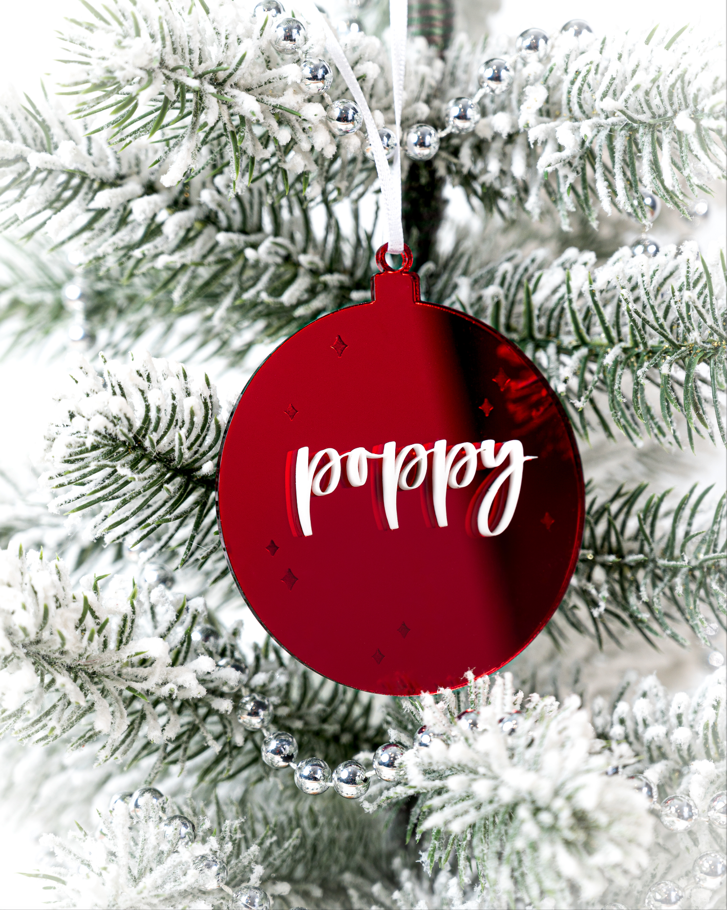 Engraved Acrylic Bauble