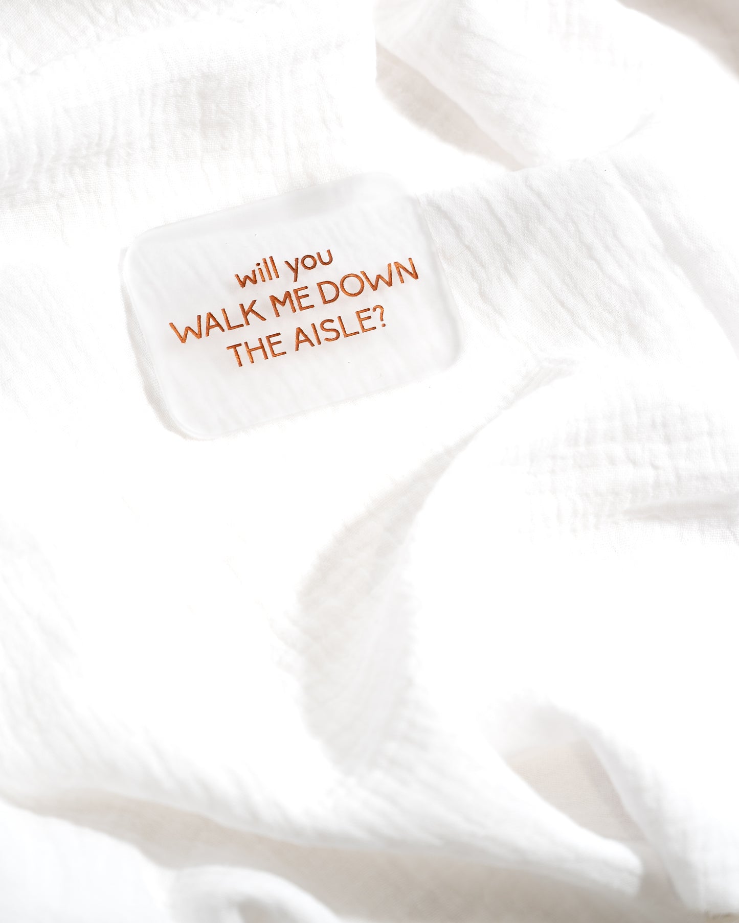 'Walk Me Down The Aisle' Proposal Disc
