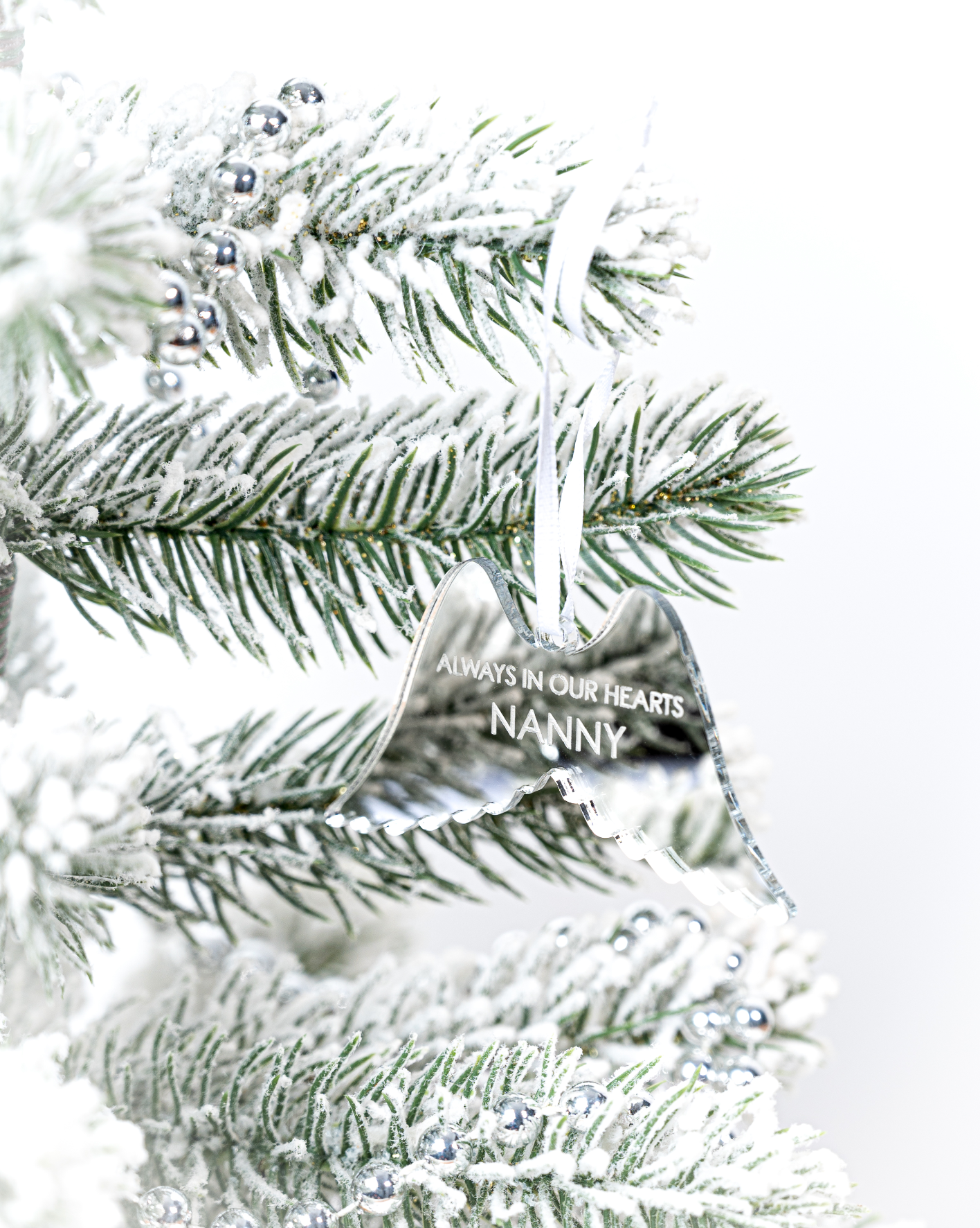 Angel Wing Memorial Bauble