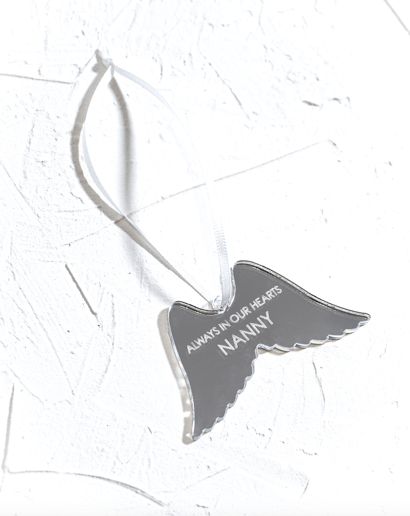 Angel Wing Memorial Bauble