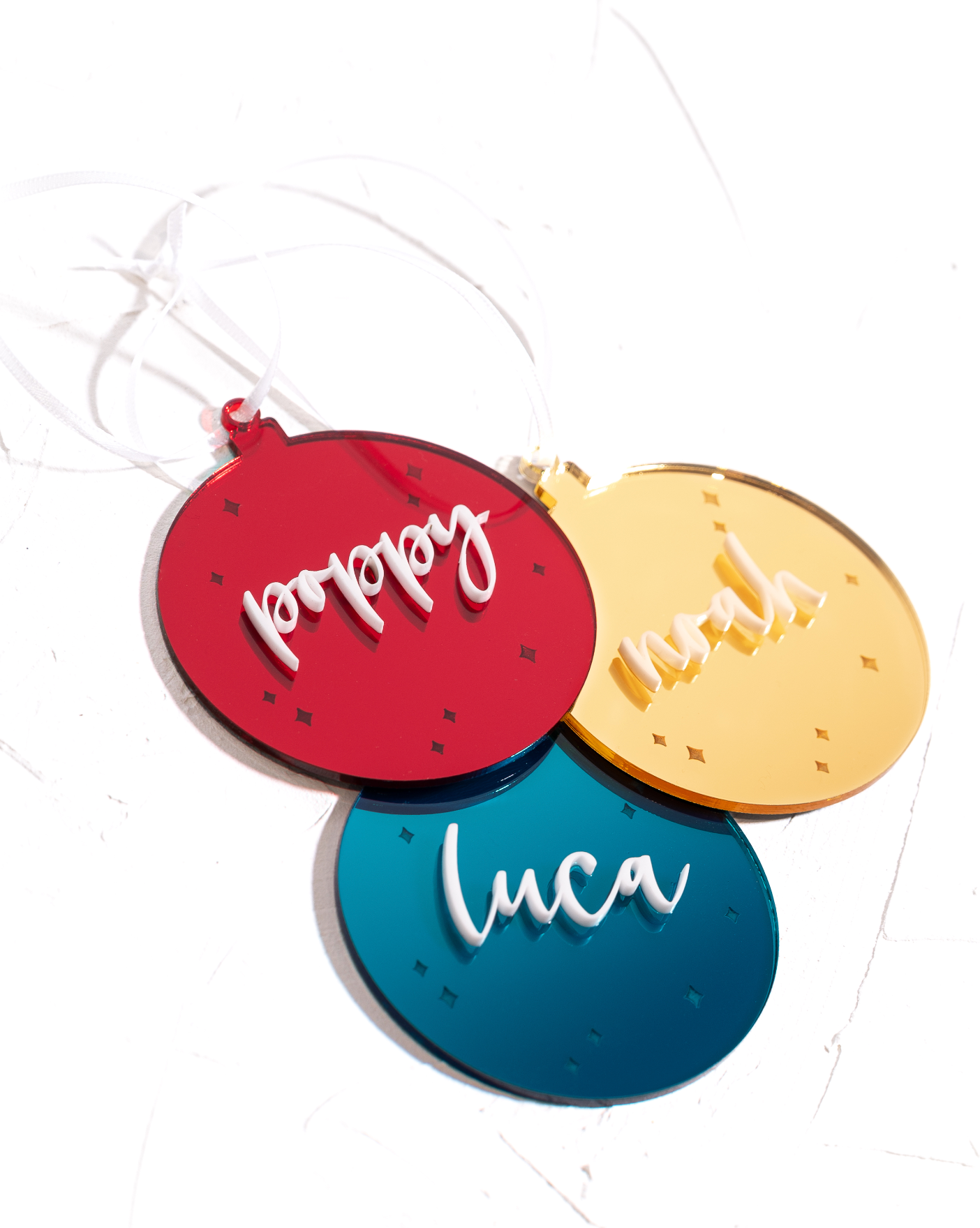 Engraved Acrylic Bauble