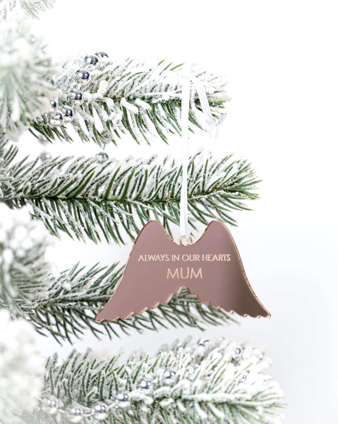 Angel Wing Memorial Bauble