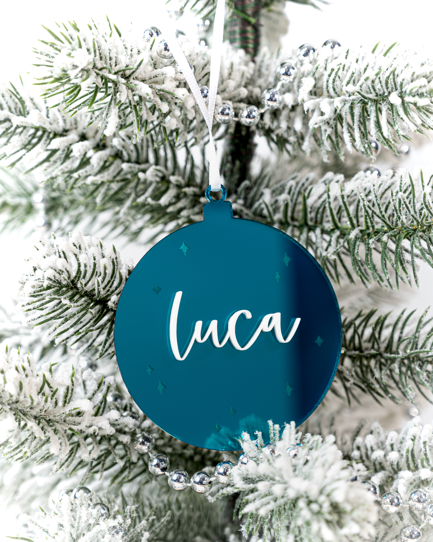 Engraved Acrylic Bauble
