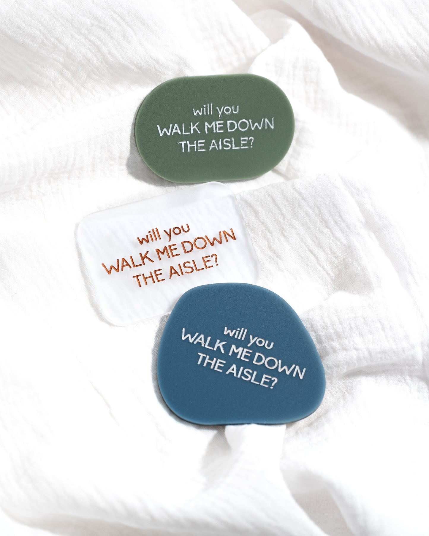 'Walk Me Down The Aisle' Proposal Disc