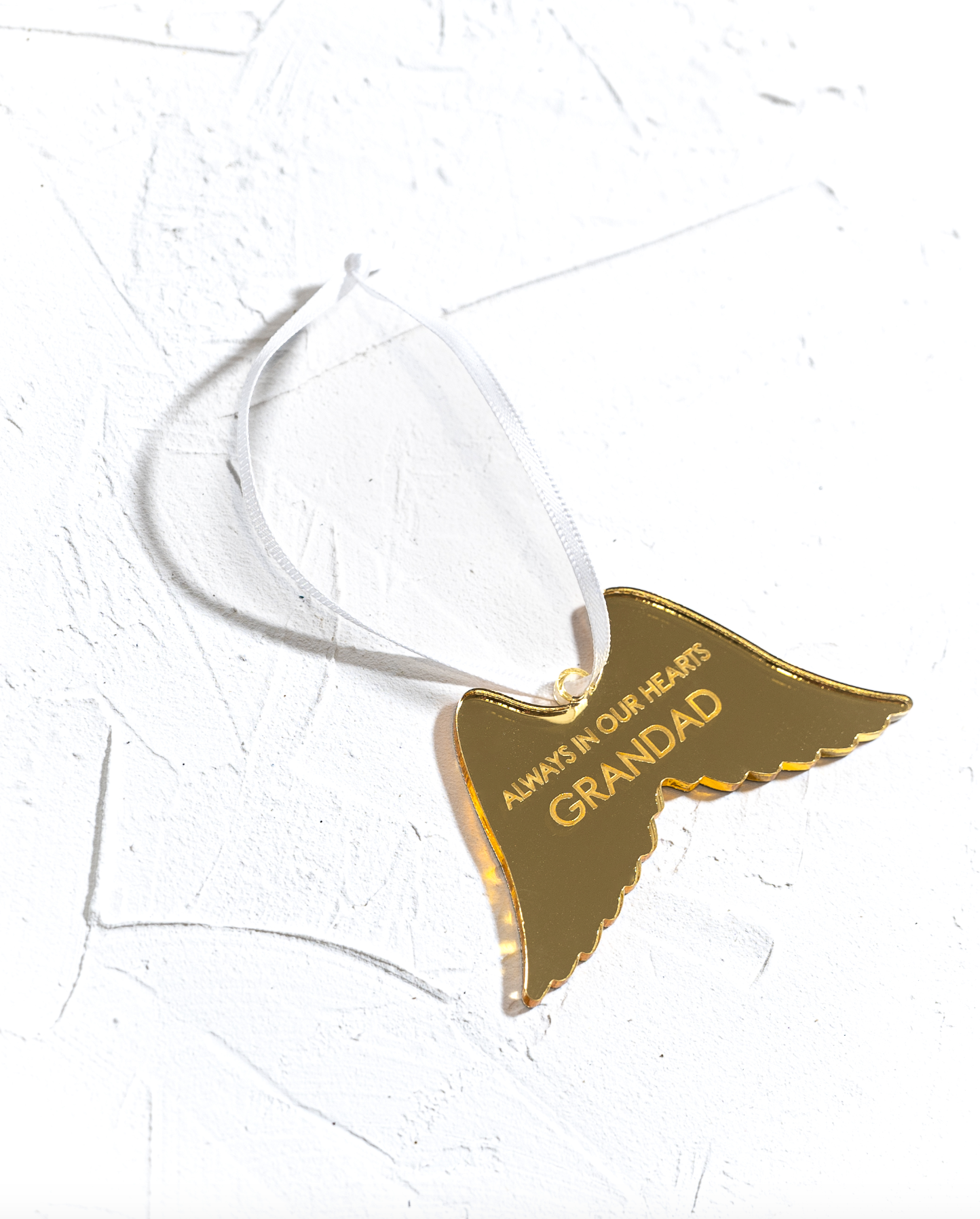 Angel Wing Memorial Bauble