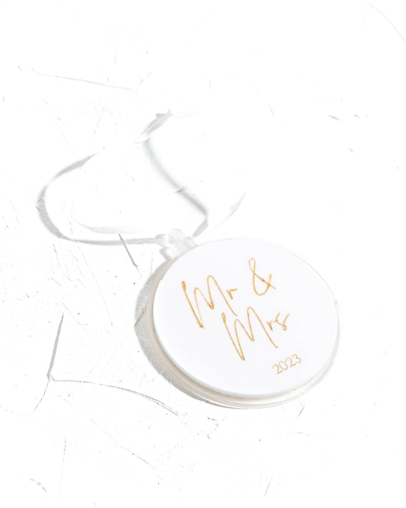 Mr & Mrs 2025 Bauble