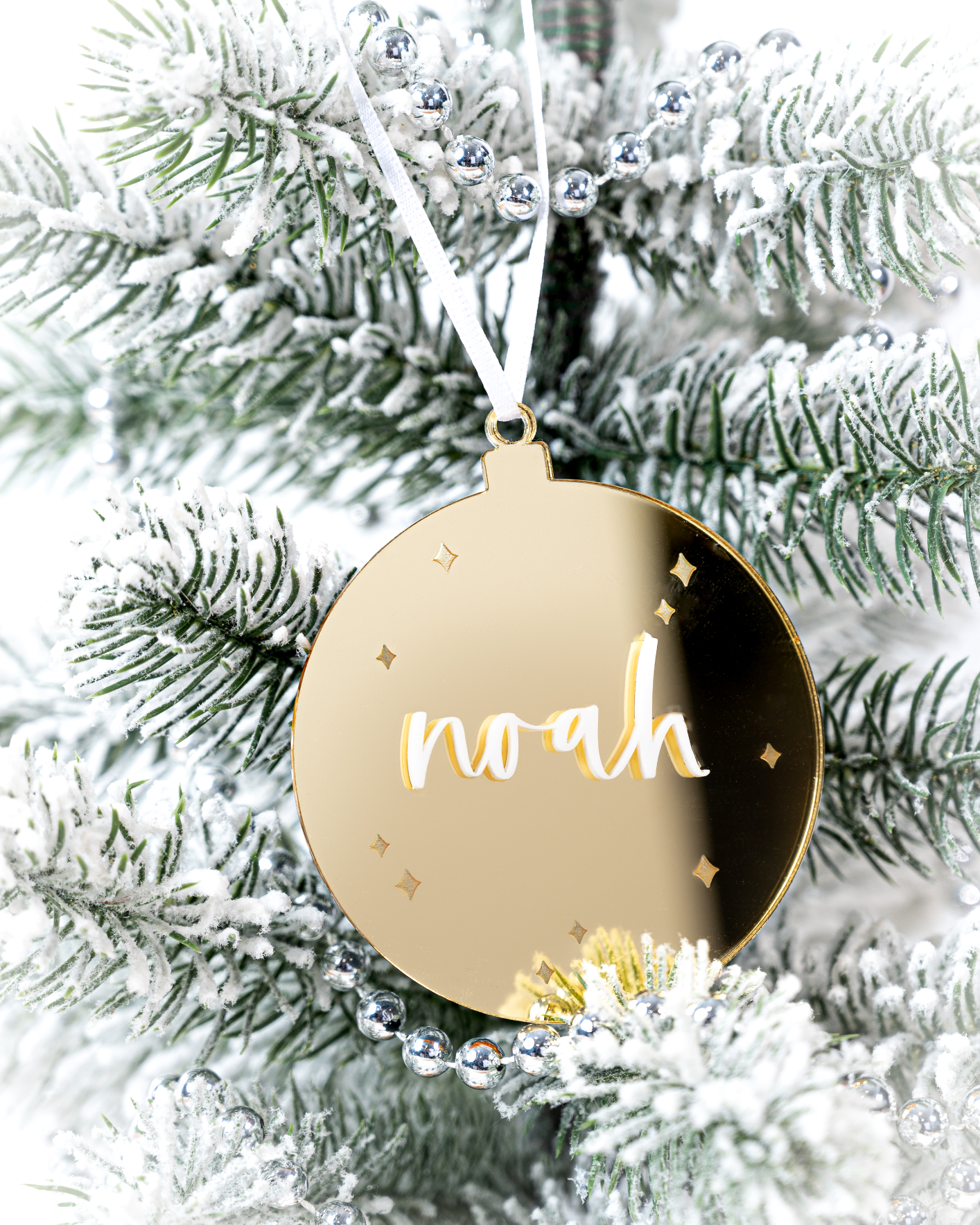 Engraved Acrylic Bauble