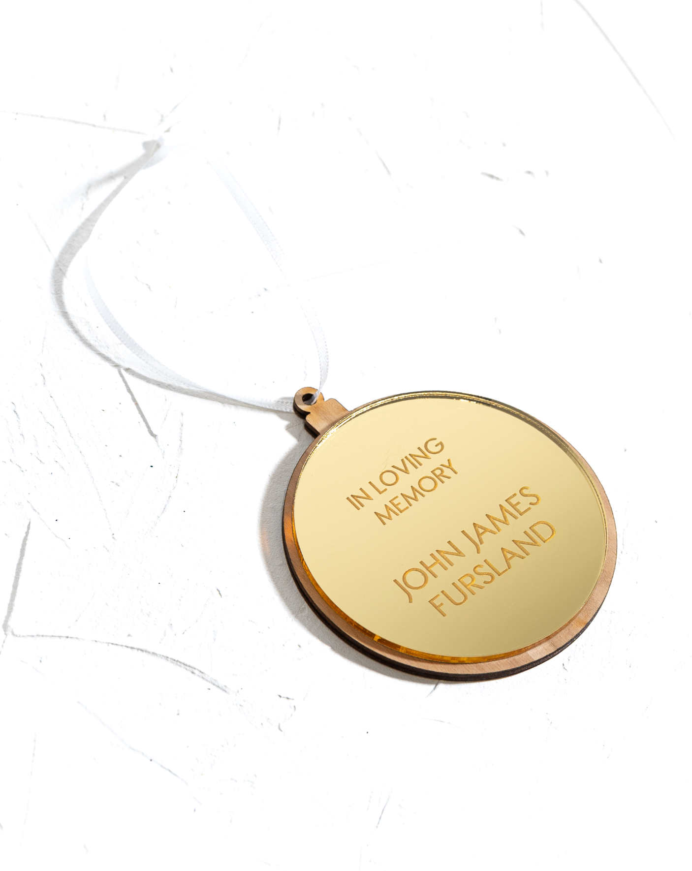In Loving Memory Personalised Bauble