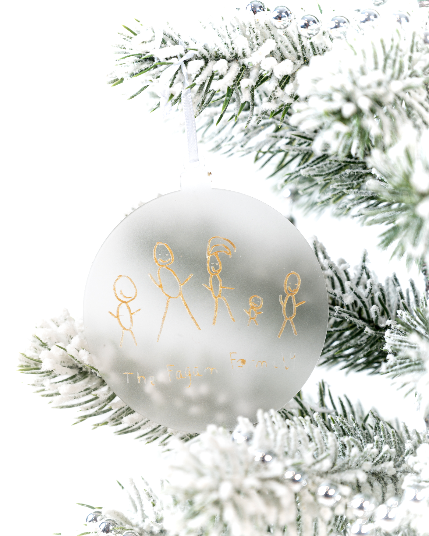 Kids Drawing Bauble