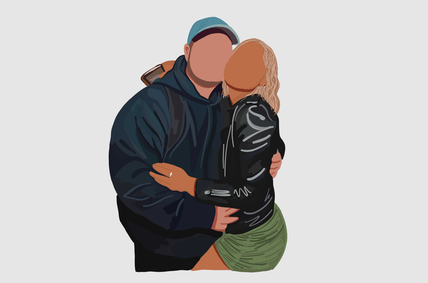 Colour Block Portrait