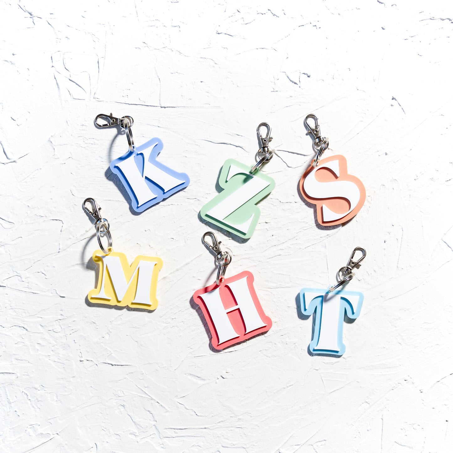 3D Initial Keyring
