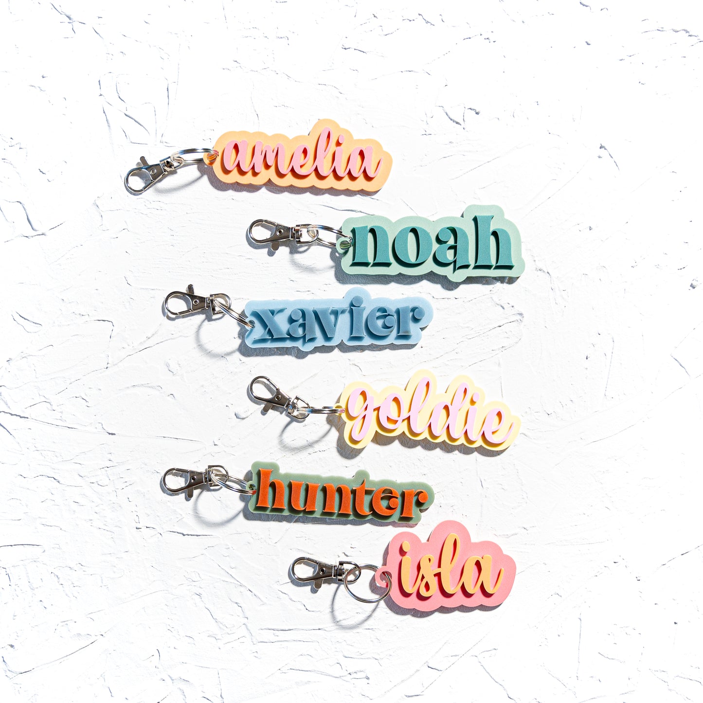 3D Acrylic Keyring