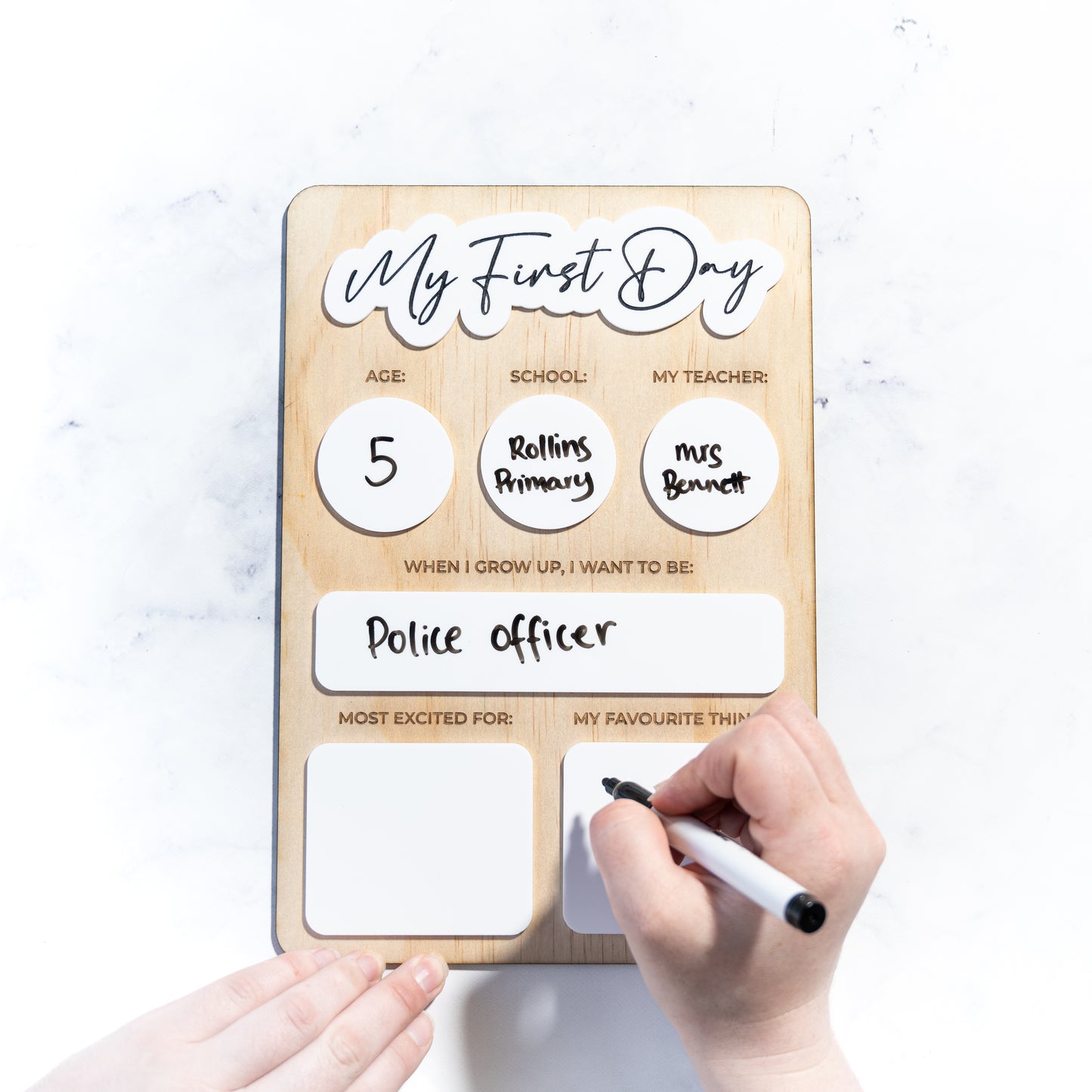 First/Last Day Board