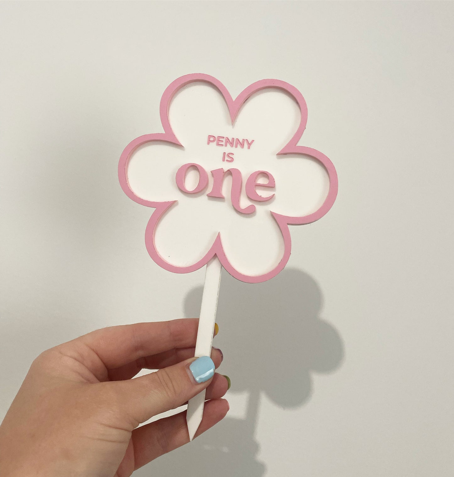 Cake Topper - Two Tone Acrylic