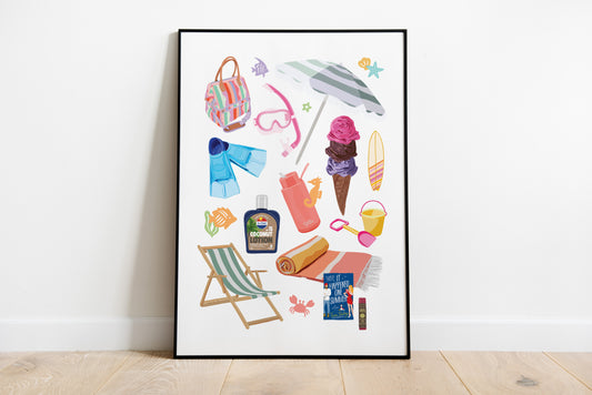 The 'Beach Day' Print