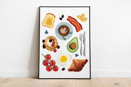 The 'Brekky Favourites' Print