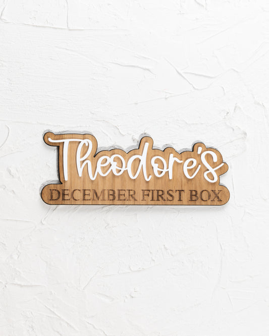 Christmas Crate Plaque (Crate Not Included)