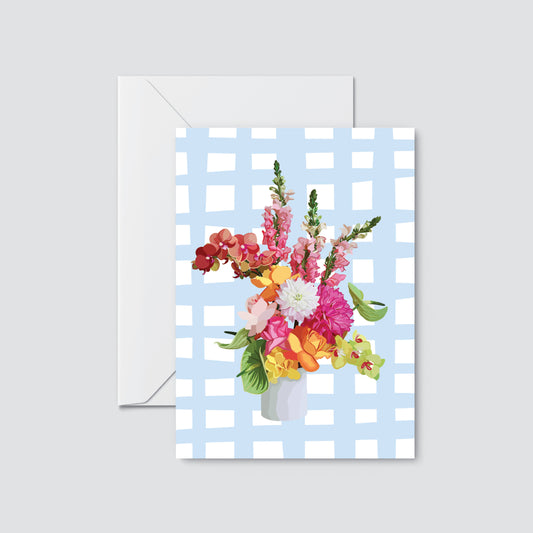 The 'Funky Flowers' Greeting Card