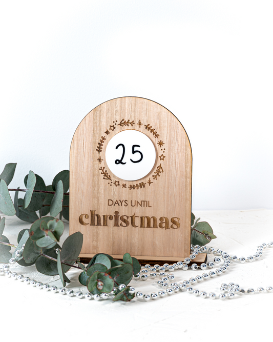 Christmas Countdown Sign