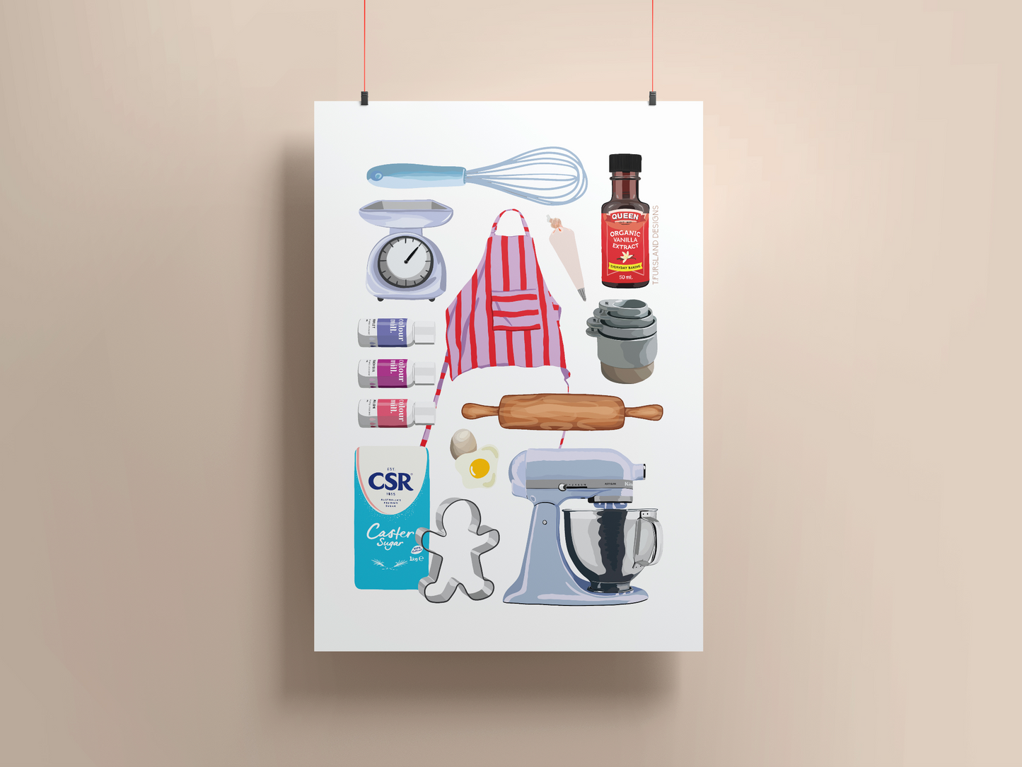 'Bakers Dozen' Tea Towel