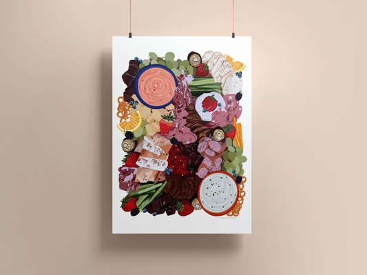 'Charcuterie' Tea Towel