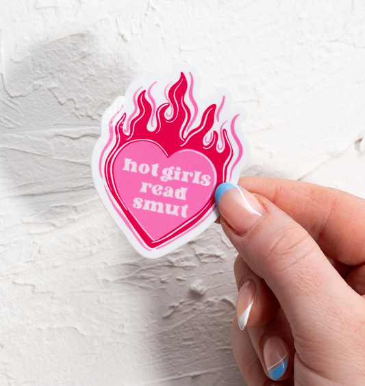 The 'Hot Girls Read Smut' Sticker